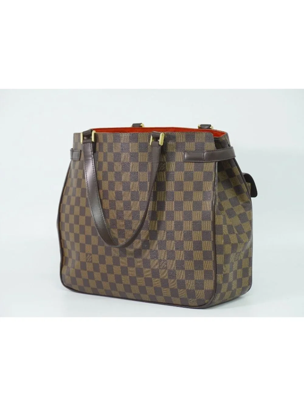 Louis Vuitton LV Uzes Damier Ebene Tote Brown